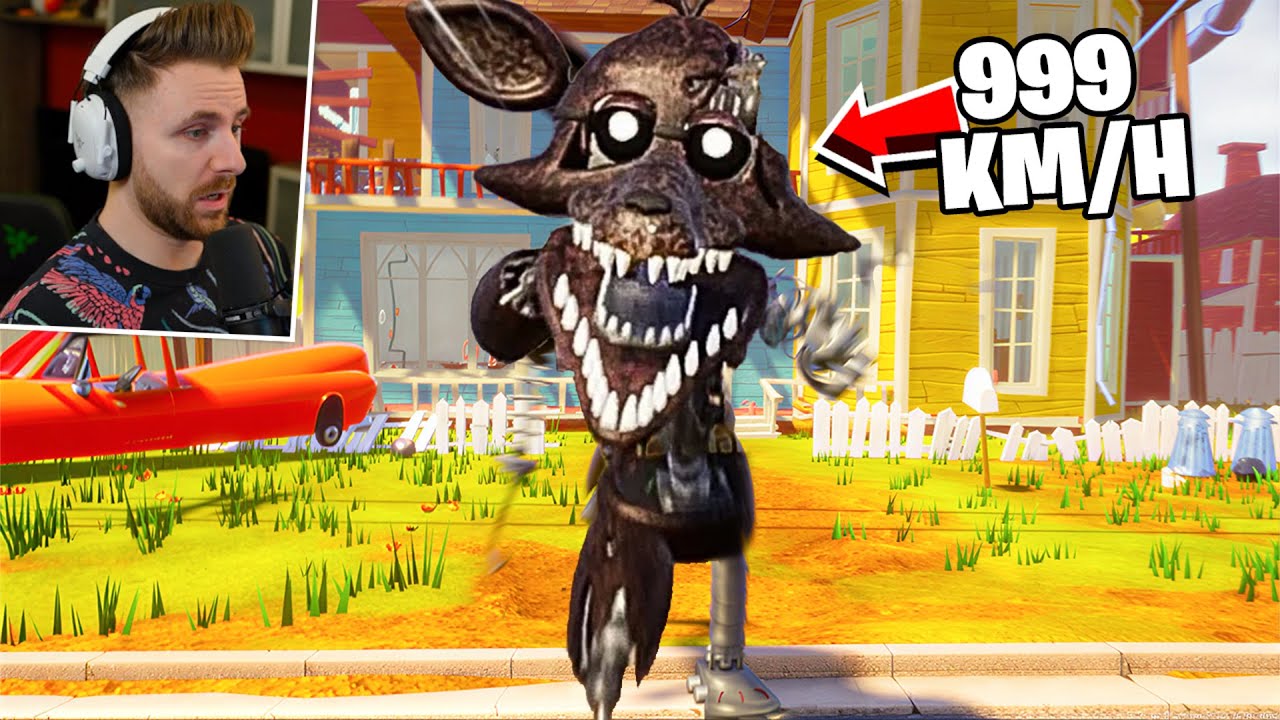 FOXY este Vecinul din HELLO NEIGHBOR si Fuge cu 999 KM/H! (Partea 2)