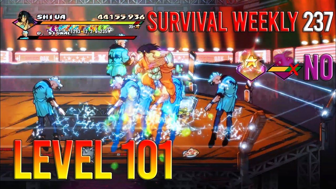 Streets Of Rage 4 - Shiva SOR4 Survival Weekly 237 V8 (Level 101)