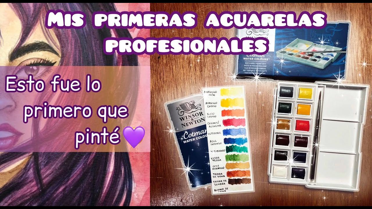 PROBANDO LAS ACUARELAS PROFESIONALES WINSOR&NEWTON (SET DE BOLSILLO)