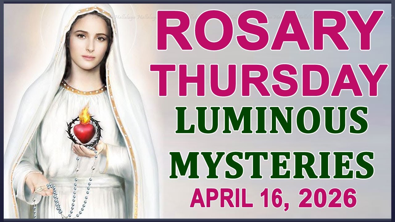 The Rosary Today I Thursday I April 16 2026 I The Holy Rosary I Luminous Mysteries