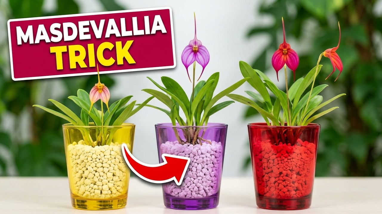 Die Kultivierung von Masdevallia Orchideen in Colomi Substrat