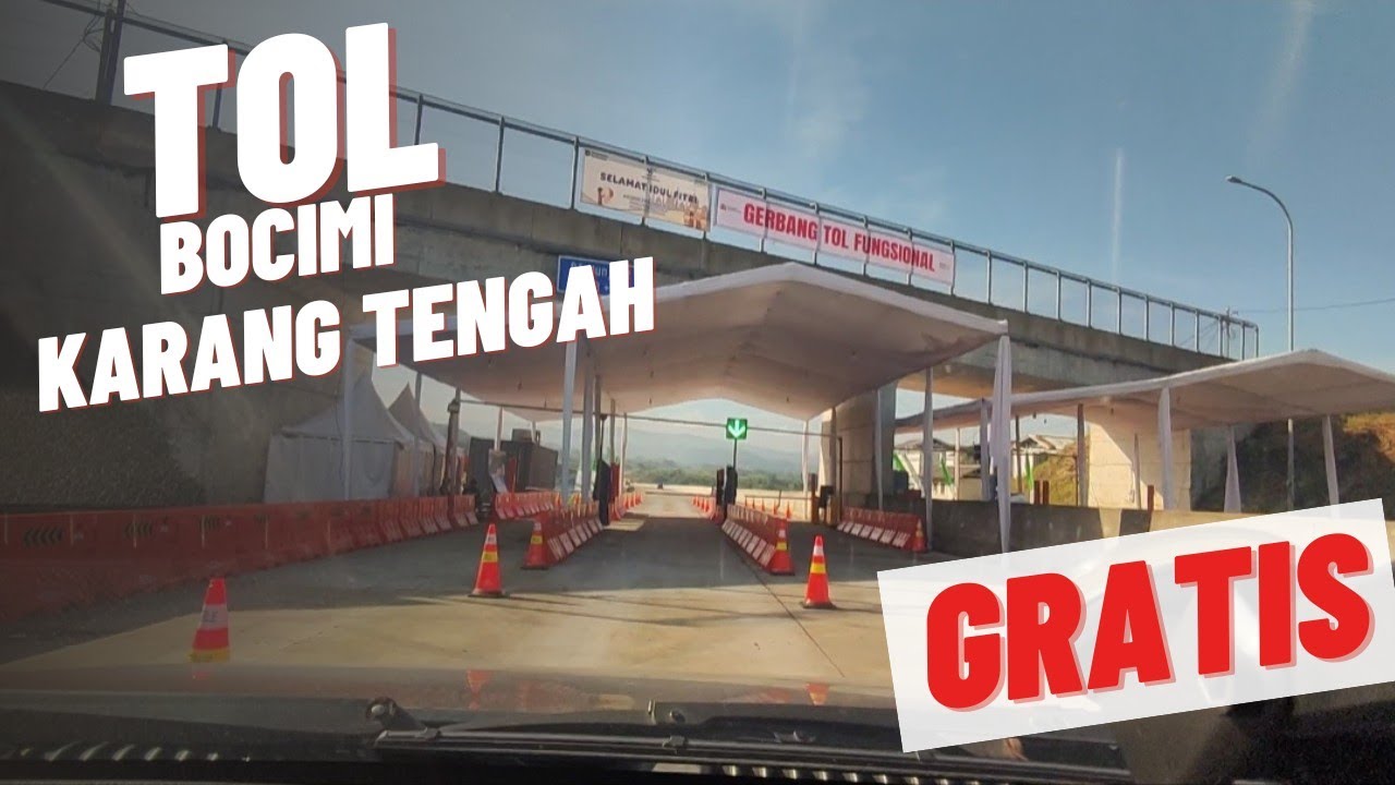 Tol Bocimi Karang Tengah Gratis Selama Fungsional Lebaran 2026