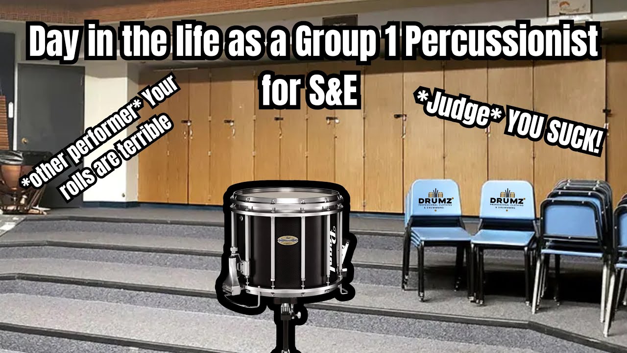 Day in the life as a Group 1 Percussionist for S&E.