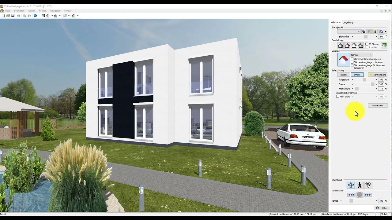 Vi - Bauhaus planen, visualisieren und Hausbegehung Teil 1