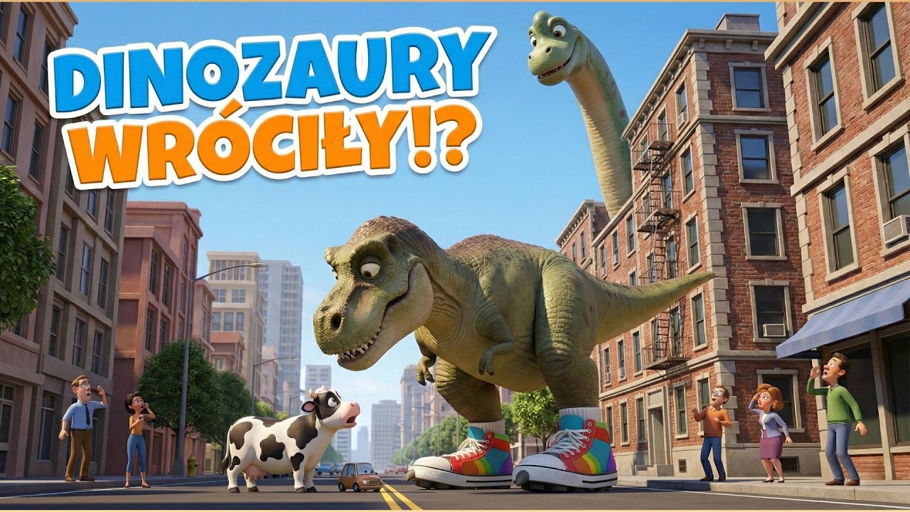 Co by było, gdyby DINOZAURY wróciły dzisiaj? 🦖 (Edukacyjny film dla dzieci)