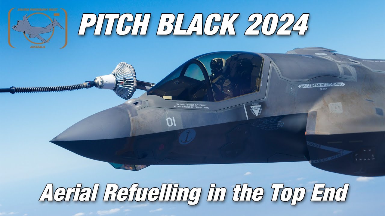 KC-30A Refuelling International fighters during Pitch Black 24