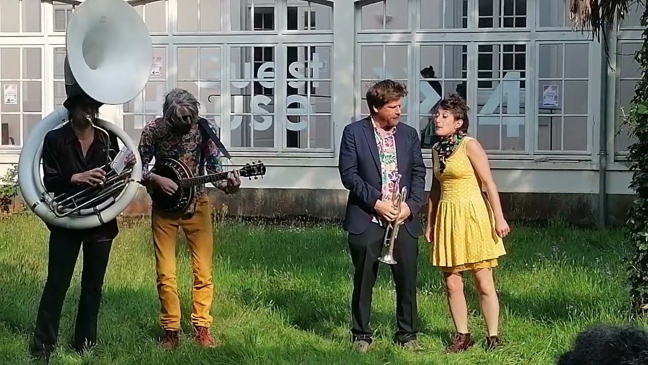 Celest on the Bayou en présentation publique à Cherbourg, un an après sa résidence à L'Autre Lieu.