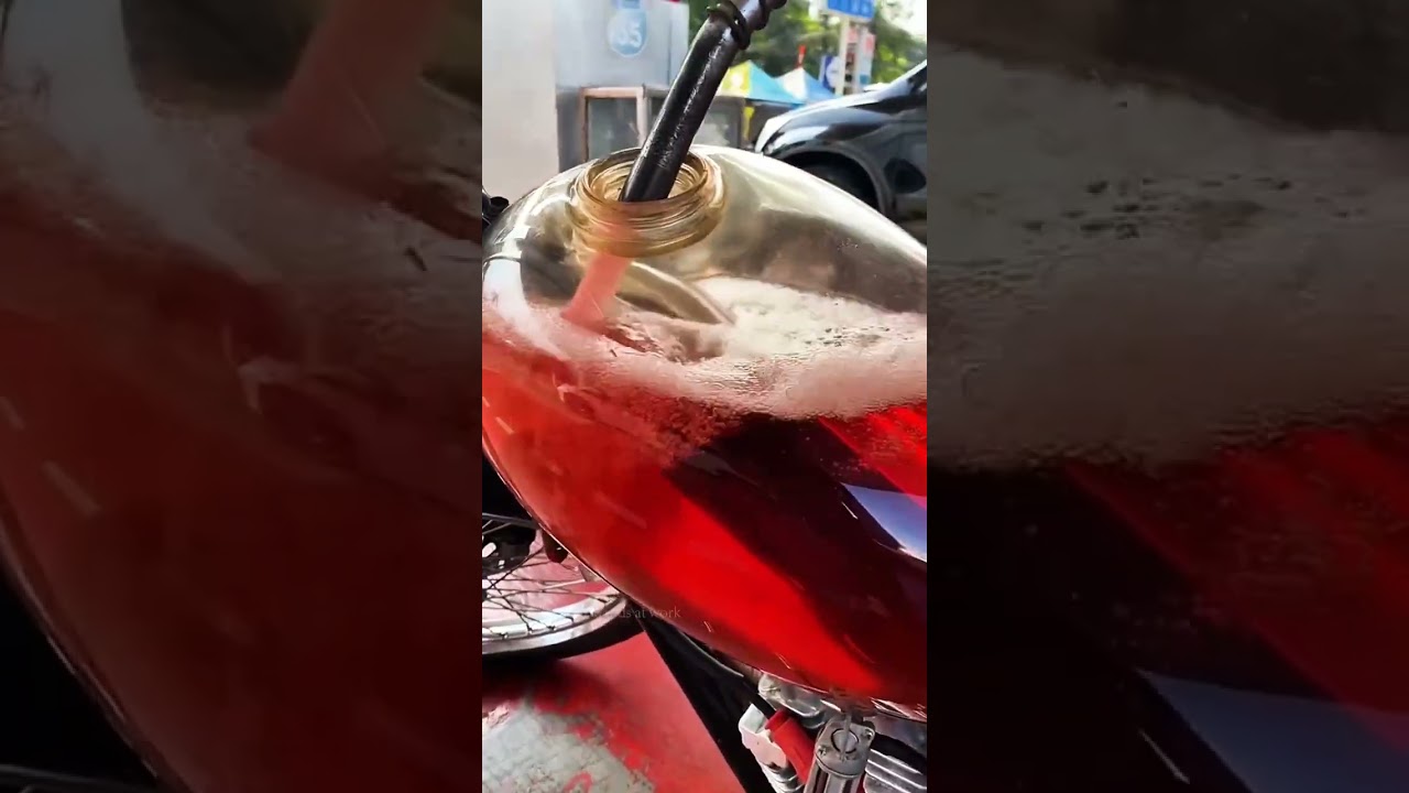 Have You Seen a Motorcycle with Transparent Fuel Tank?