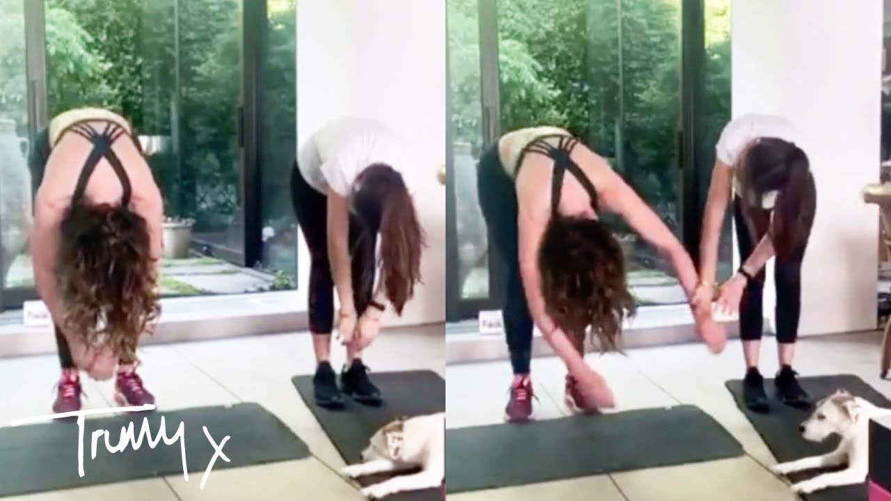 At-Home Full Body Cardio Workout With Nathalie Featuring Lyla and Lily | Exercise | Trinny