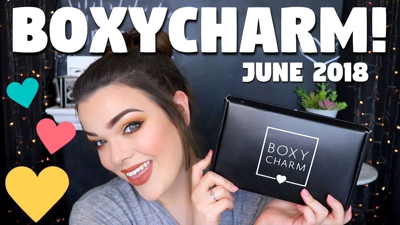 BOXYCHARM UNBOXING + TRY ON! | THE BEST MONTH YET!? | June 2018 Boxycharm Unboxing