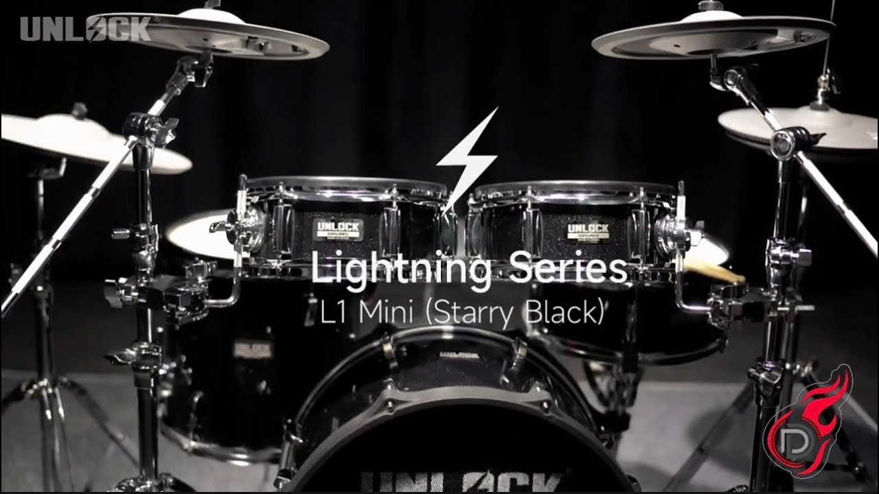 Quality Meets Style | UNLOCK L1 Mini E-Drum Kit Showcase (Starry Black)