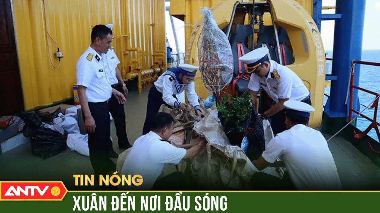 Tàu Trường Sa 01 mang xuân ra biển lớn  | ANTV