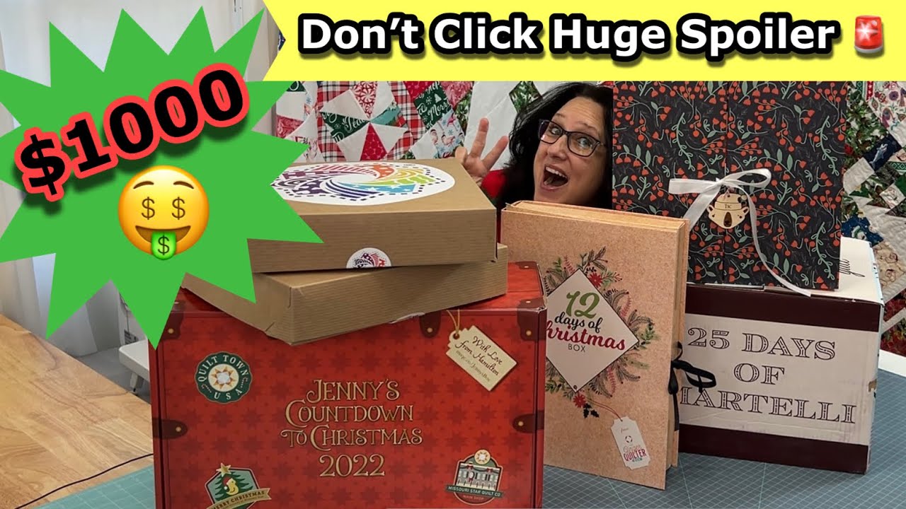 ❣️ Best Quilting Sewing Advent Calendar Unboxings On Youtube FULL UNBOX