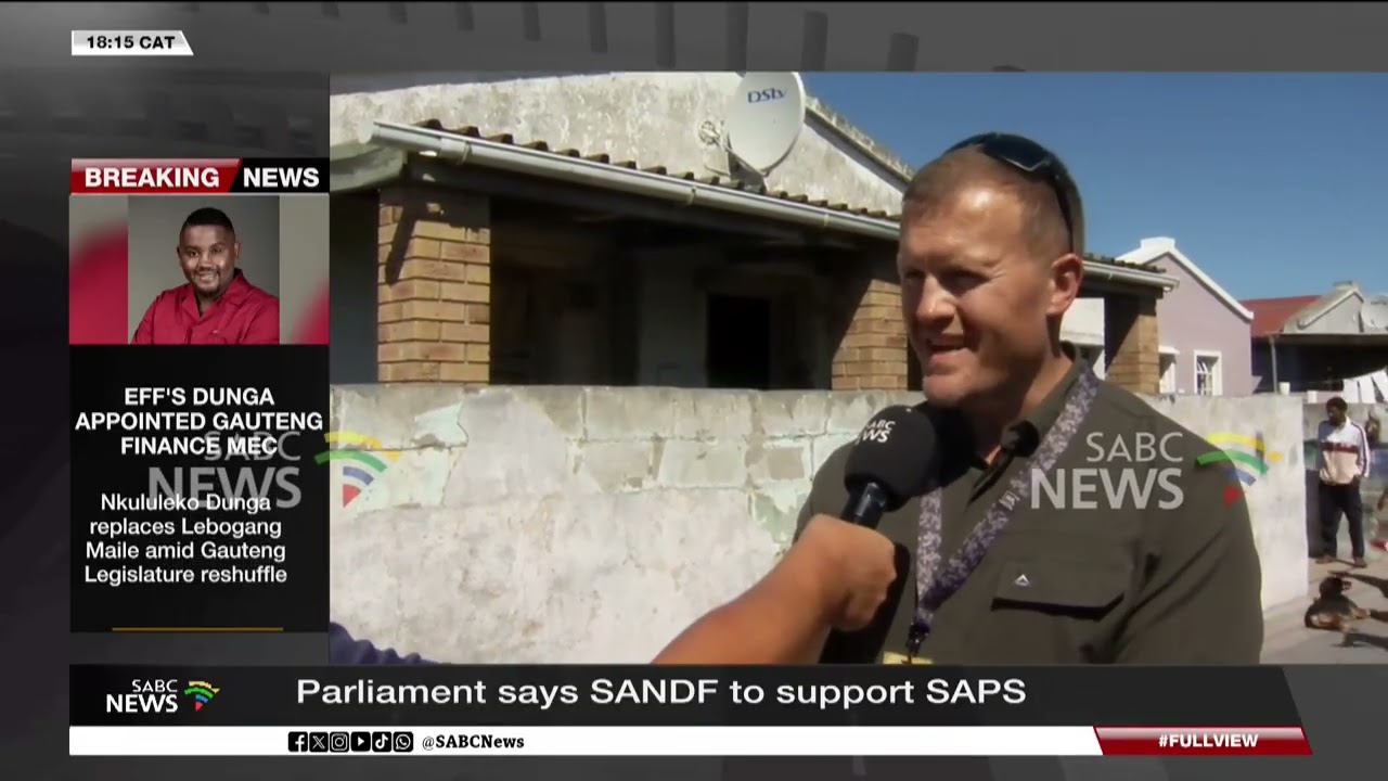 SANDF role in SAPS support clarified