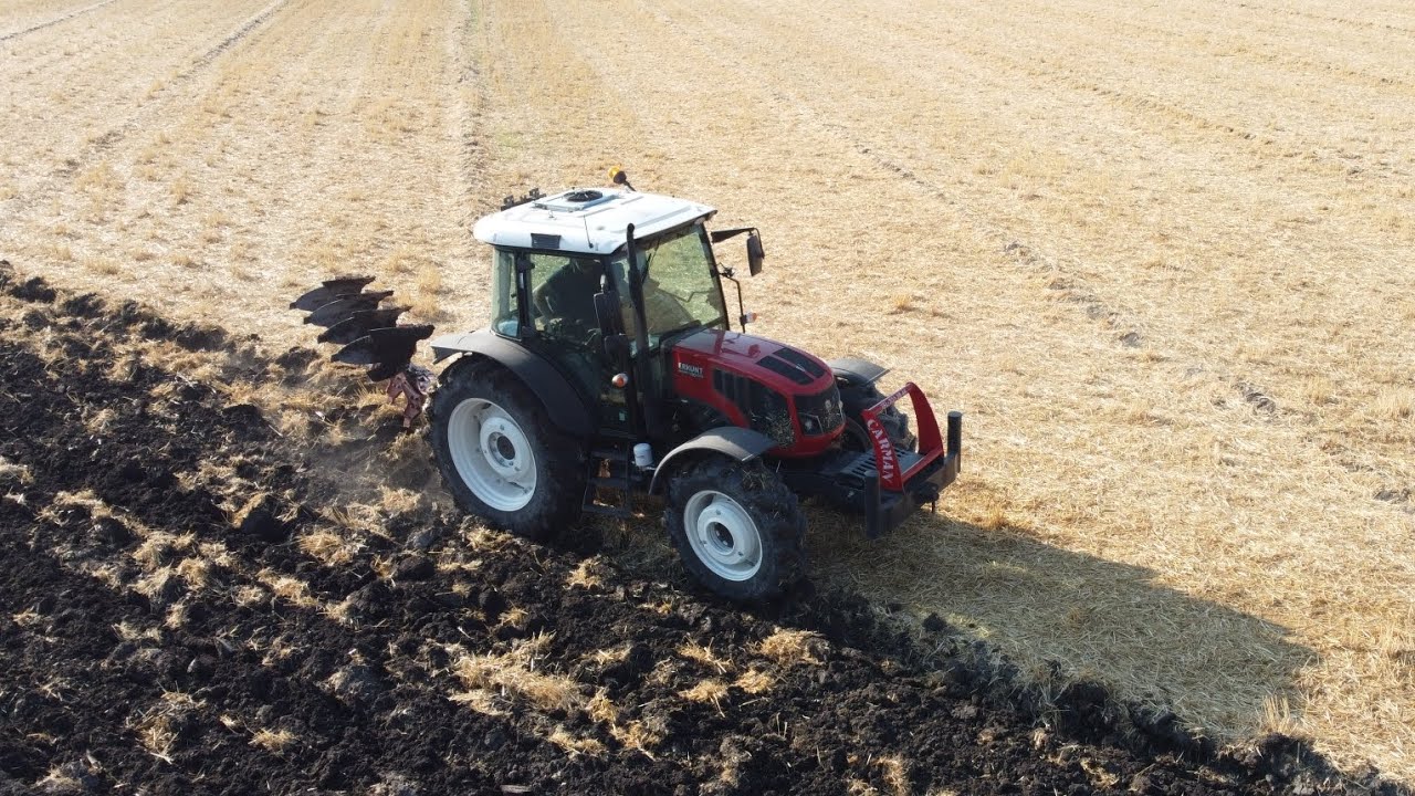 ERKUNT HAŞMET 110 LÜKS 4 LÜ DÖNERLİ PULLUK SÜRÜMÜ #agriculture #erkunt