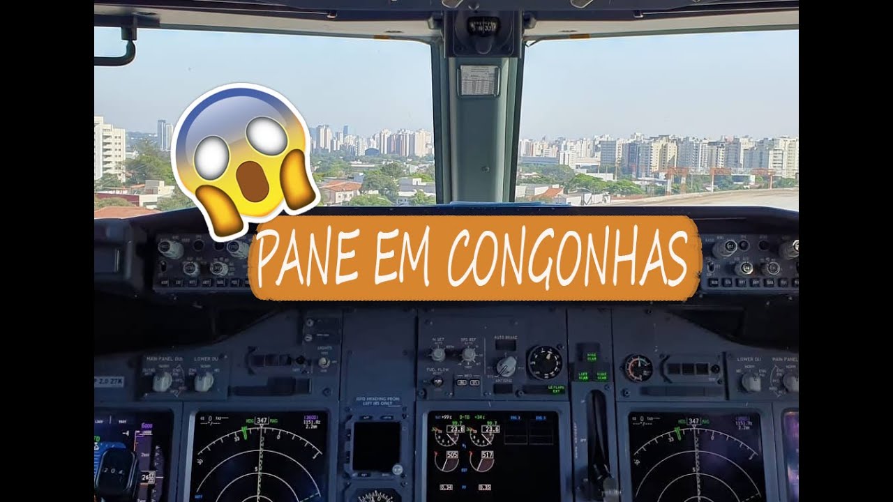 BOEING 737 NG - PANE EM CONGONHAS - ELEVATOR JAM - STAB TRIM