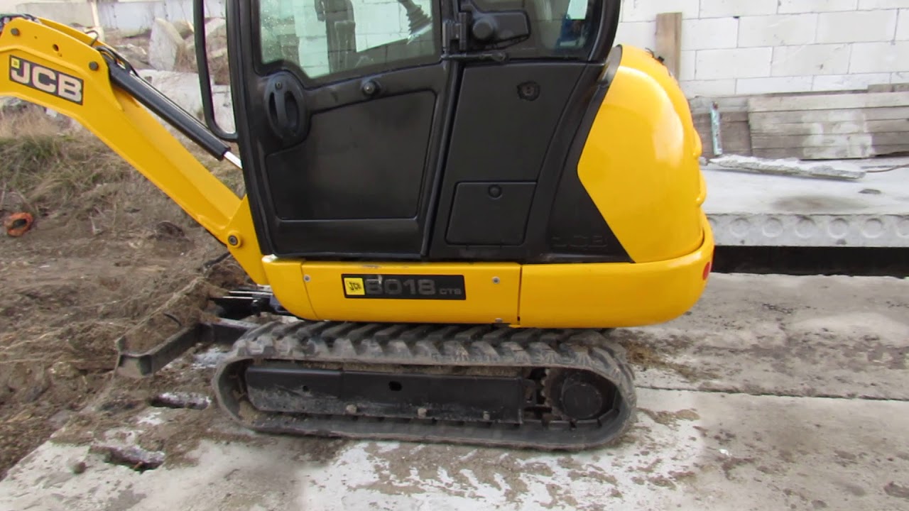 МИНИ ЭКСКОВТОР JCB 8018 CTS ОБЗОР ДЕЛИТАНТА ИЗ БРЕСТА Ч.1