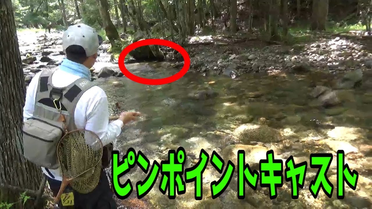 初心者必見!!渓流ルアー釣りで使う3つのキャスト方法!!