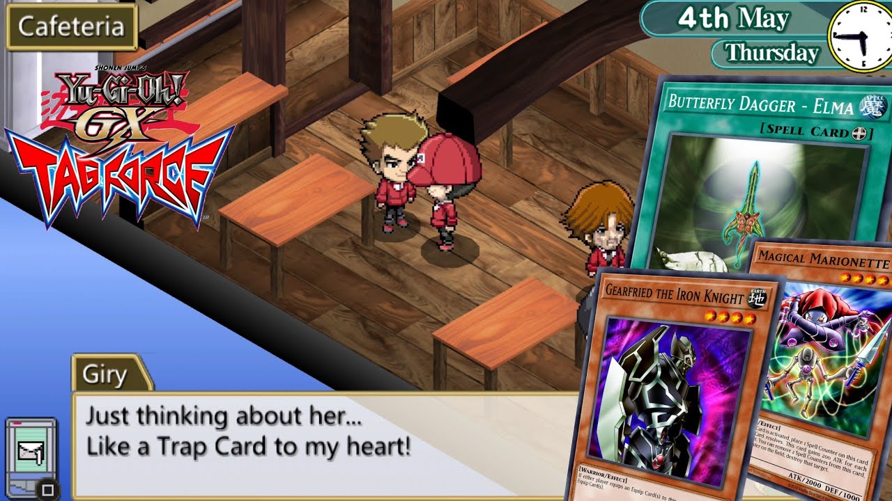 Yu-Gi-Oh! GX Tag Force — (Day 4) Filling Character Hearts