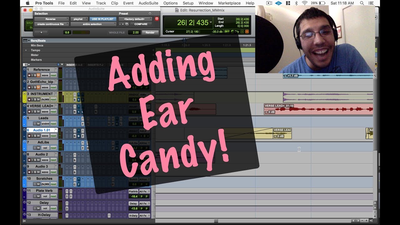 Ear Candy Part 1: Using stock plugins! @MattMontanez
