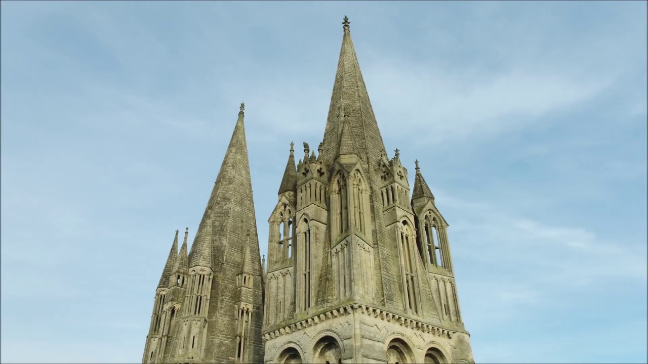 Ville de Caen vu en drone