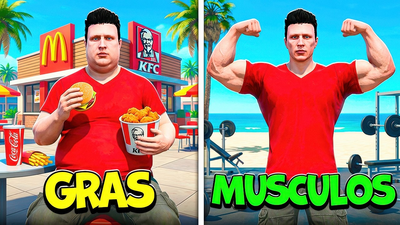 De la GRAS la MUSCULOS in GTA 5!