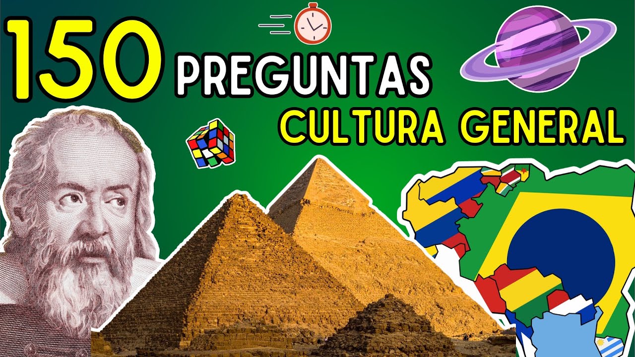Test de Conocimientos ✅¿Cuánto Sabes? | 150 Preguntas de Cultura General 🤓🌍