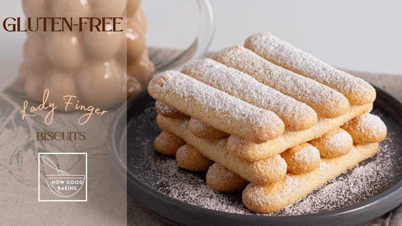 GLUTEN FREE  Lady Finger Biscuits Recipe | Savoiardi Biscuits | How to make Italian Ladyfingers
