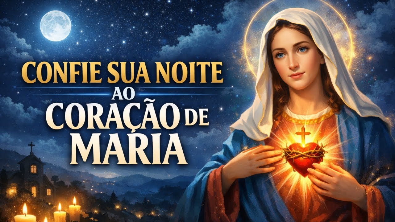 CONFIE SUA NOITE AO CORA&Ccedil;&Atilde;O DE MARIA, Amado Deus, momento de ora&ccedil;&atilde;o