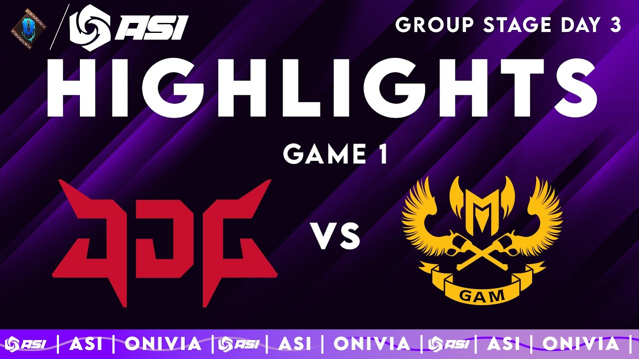 JDG vs GAM Highlights Game 1 | Asia Invitational 2025 | JD Gaming vs GAM Esports by Onivia