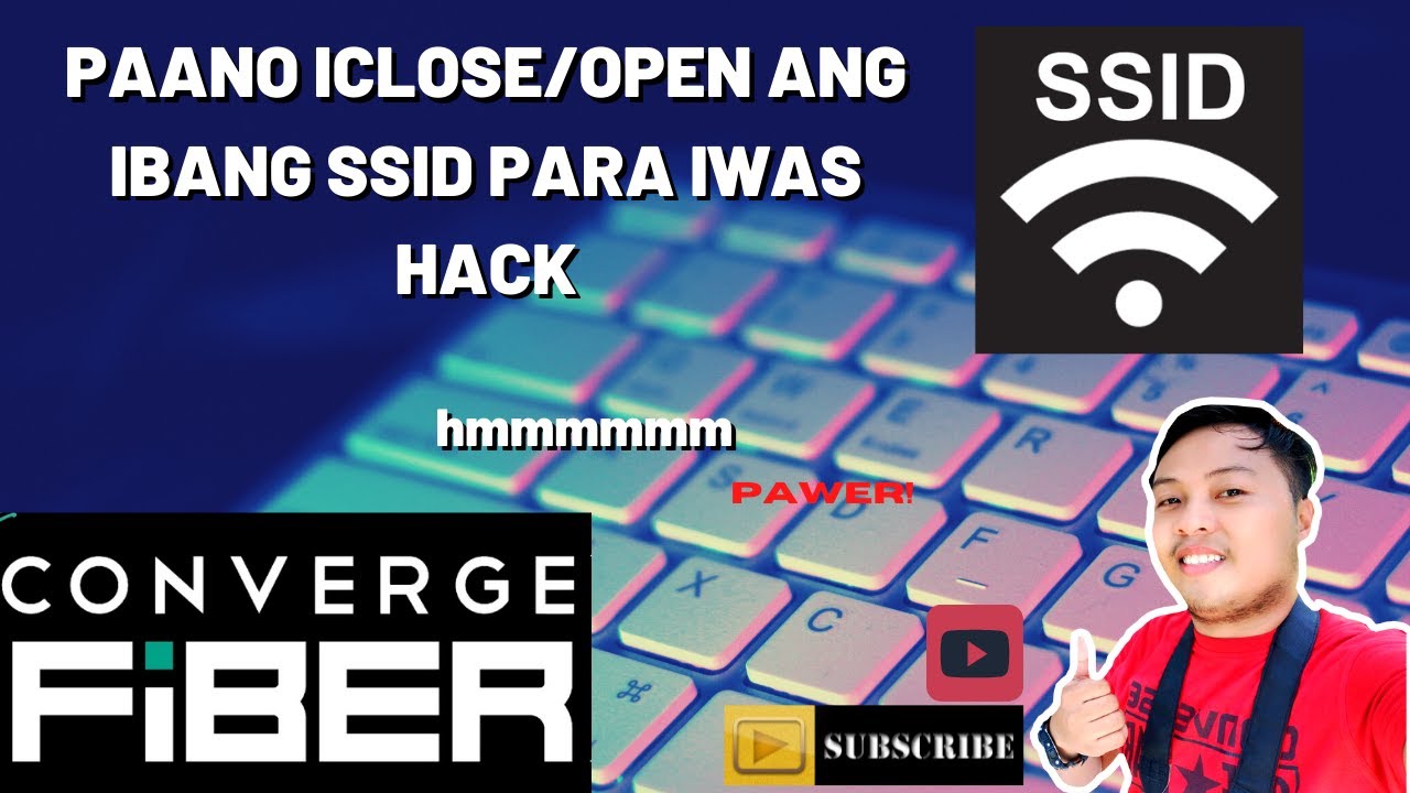 PAANO IOPEN(ENABLE)/DISABLE ANG IBANG SSID PARA IWAS HACK CONVERGE TUTORIAL