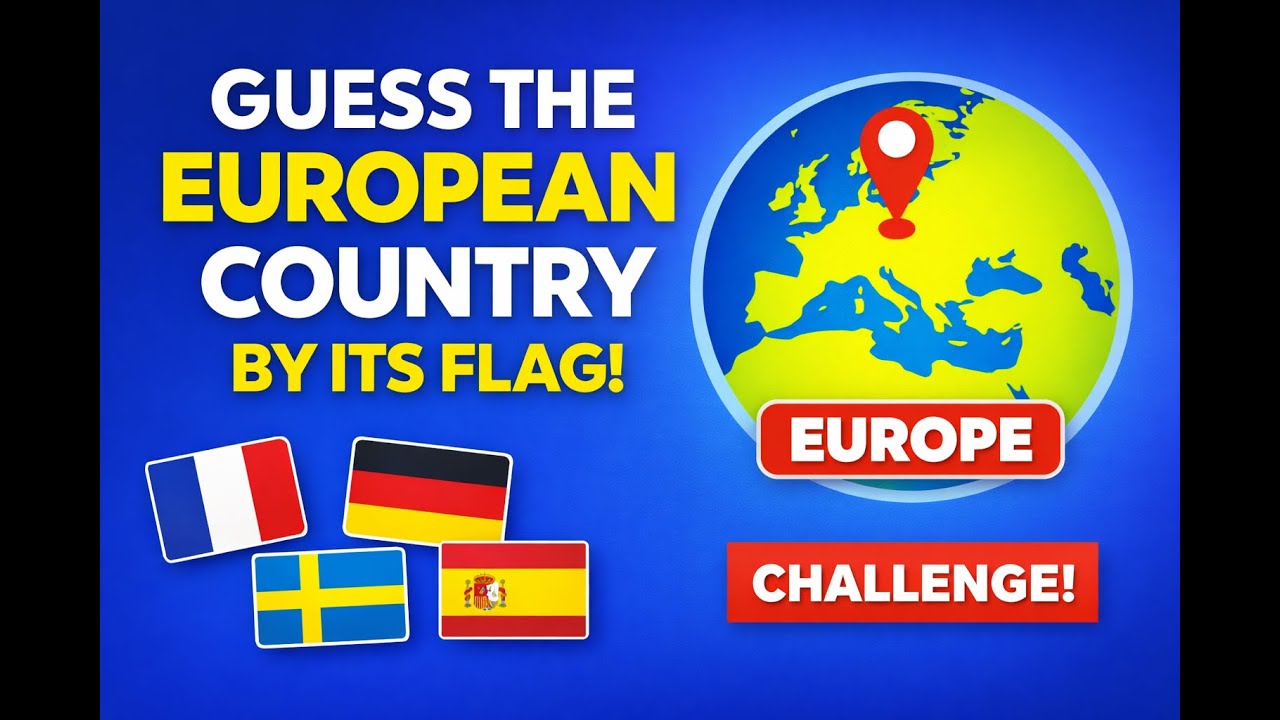 European Flags Quiz 🌍 | Guess and Learn 51 of Europe