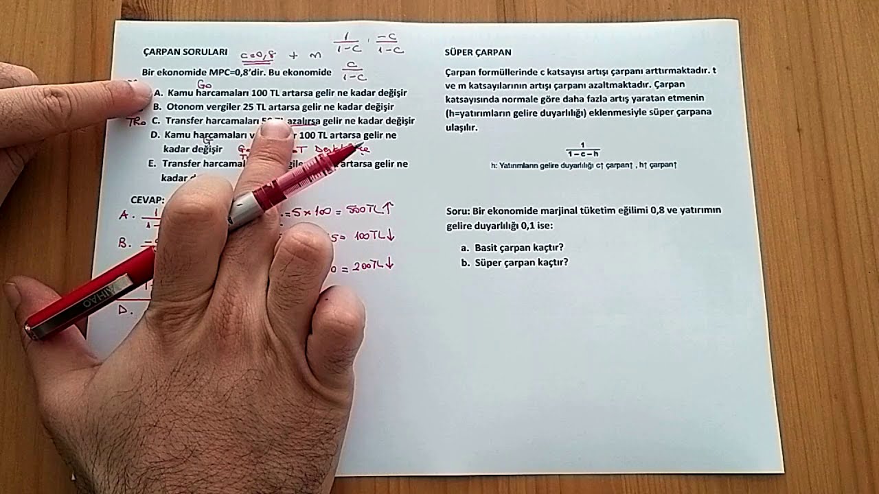 24) Çarpan Örnek Sorular ve Süper Çarpan