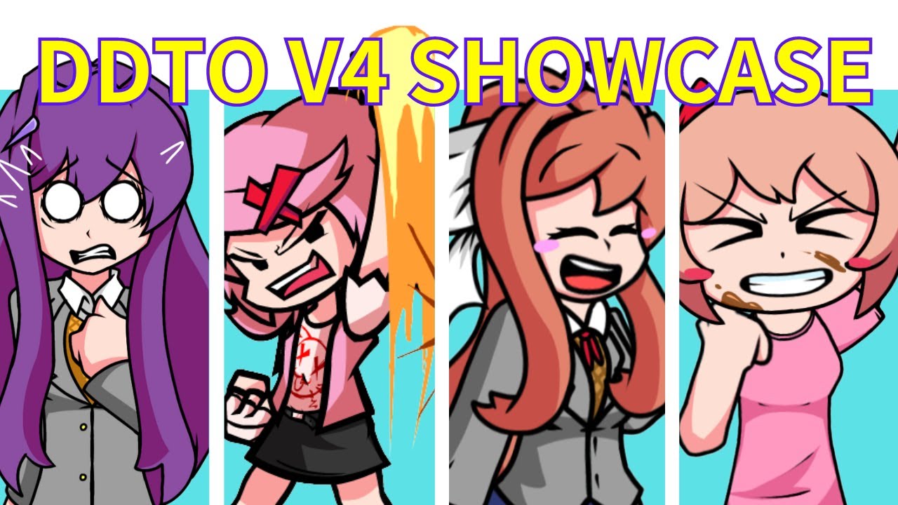 Friday Night Funkin'VS Doki Doki Takeover V4 SHOWCASE (FNF MOD)
