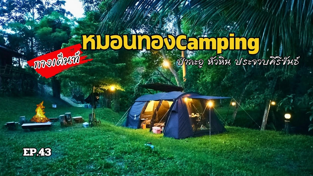 EP.43กางเต็นท์แคมป์ปิ้ง ป่าละอู ประจวบคีรีขันธ์ | หมอนทองCamping | ห้วยสัตย์ใหญ่ แก่งกระจาน