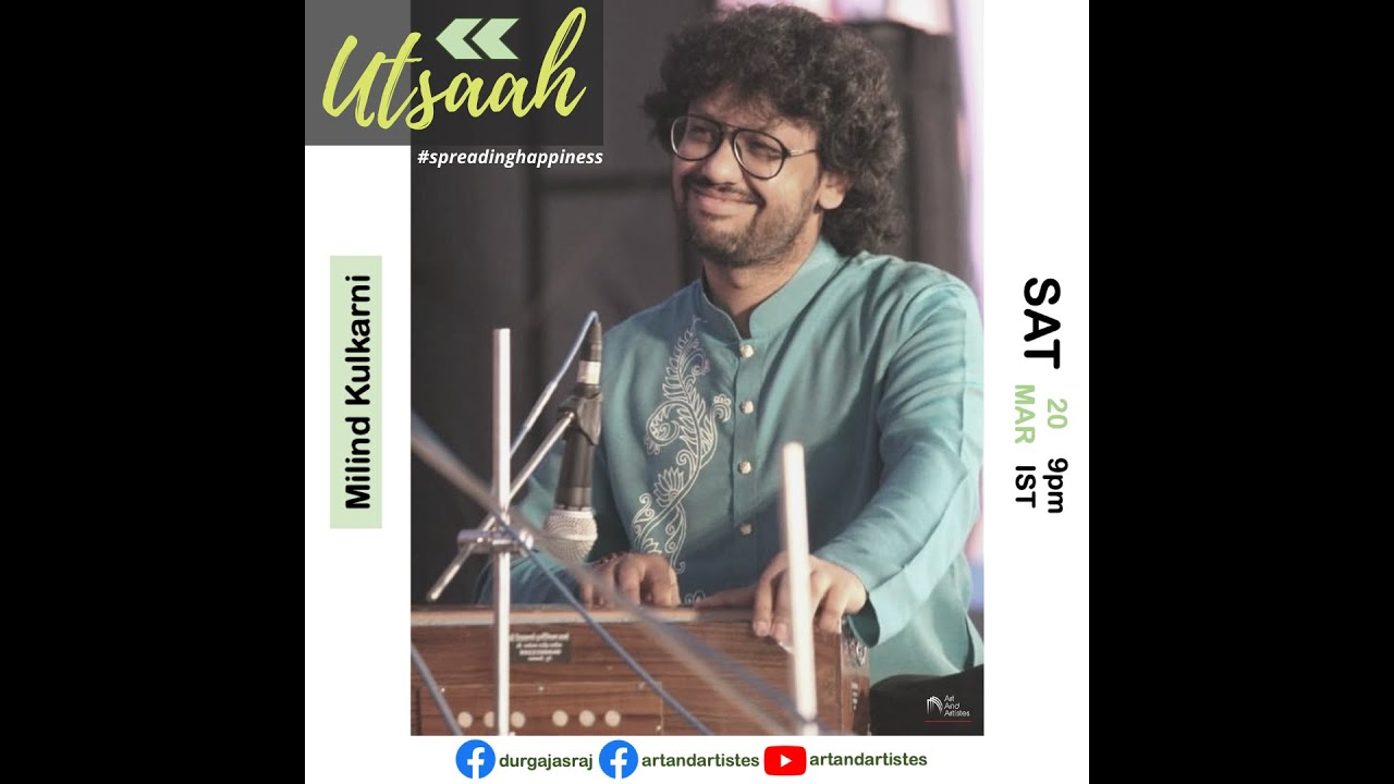 Utsaah #spreadinghappiness Replays - performance by Milind Kulkarni
