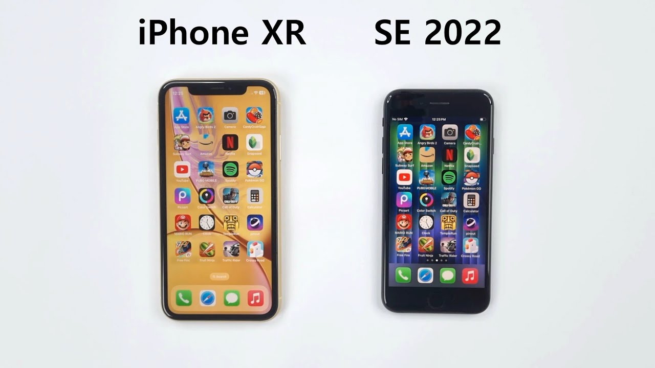 iPhone XR vs iPhone SE 2022 - Speed Test!