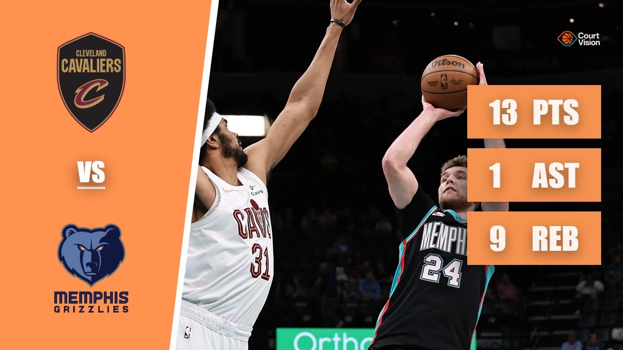Jarrett Allen - 13 Points, 9 Rebounds, 1 Assist vs Grizzlies - 2025-26 Regular Season