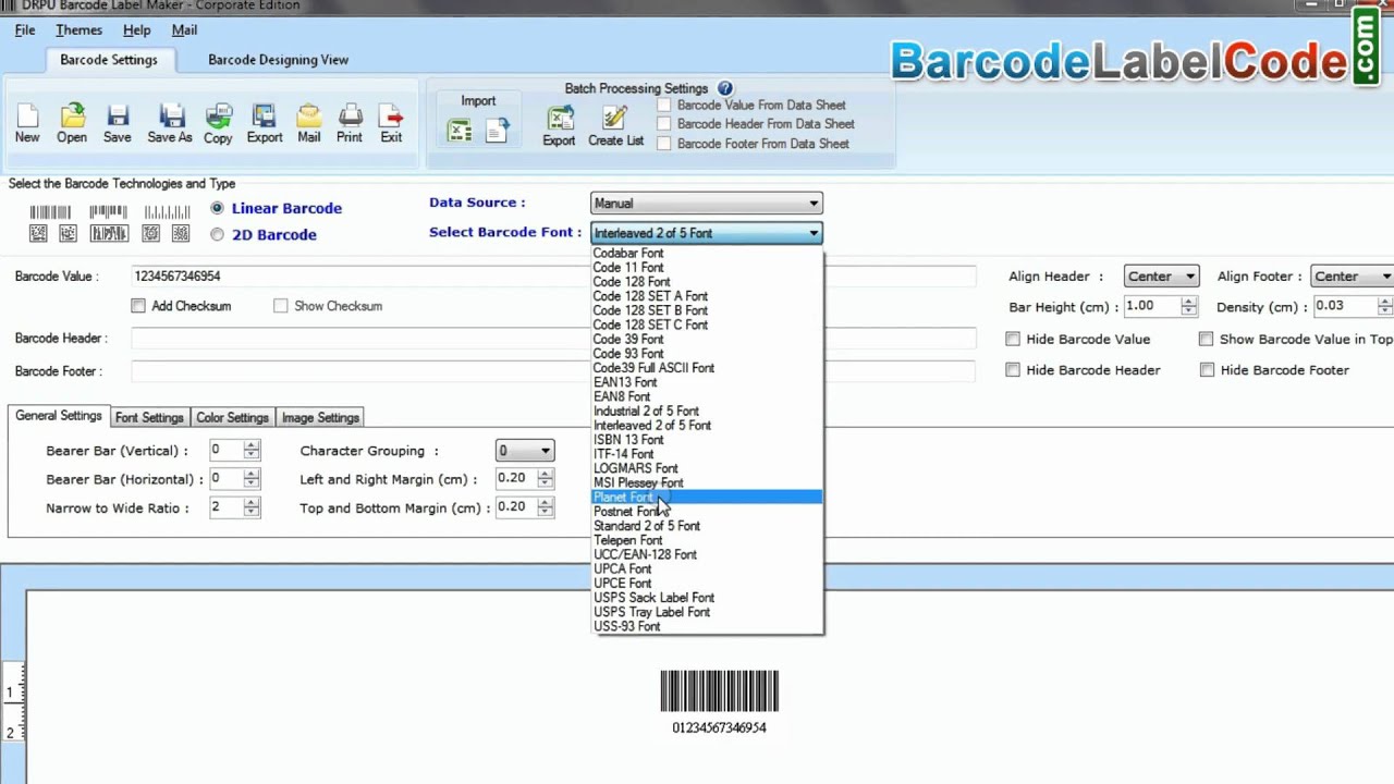 Barcode Fonts and Their Features: Linear and 2D Barcode Symbologies