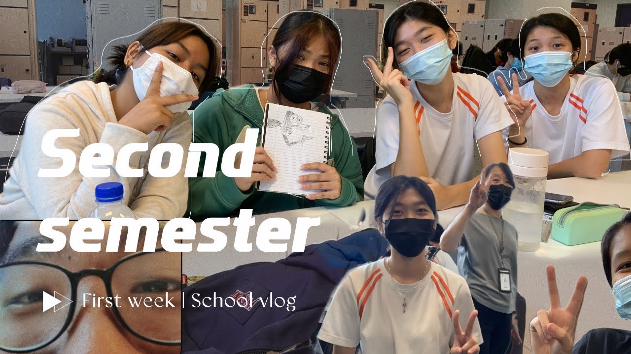 Second semester | first week | ITE school vlog