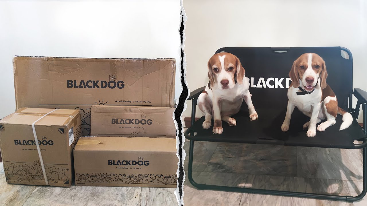 Unboxing My Dogs' Camping Gears - blackdog by naturehike