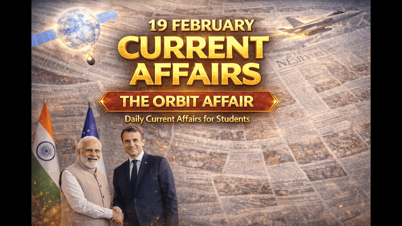 19 feb most imp કરંટ અફેર