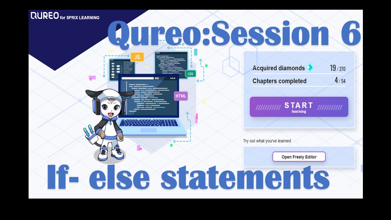 Qureo  Session 6 If  else statements