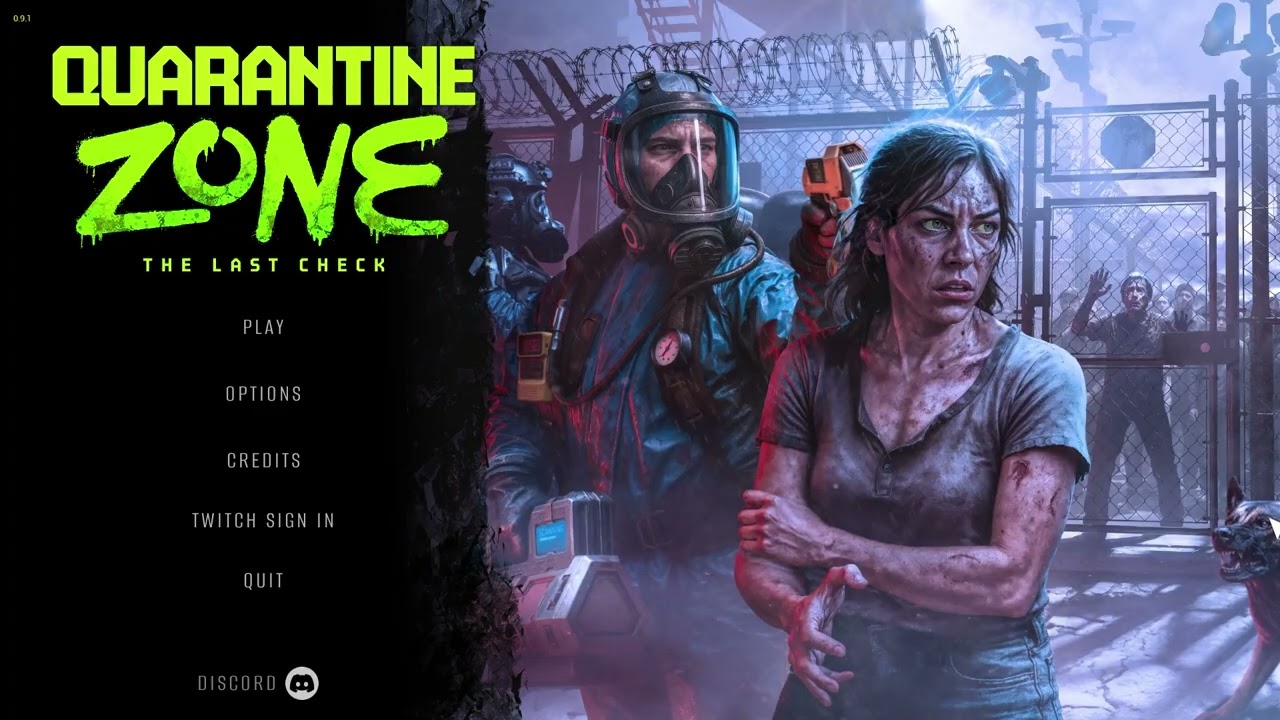 Quarantine Zone: The Last Check - Main Menu / Title Screen with Music