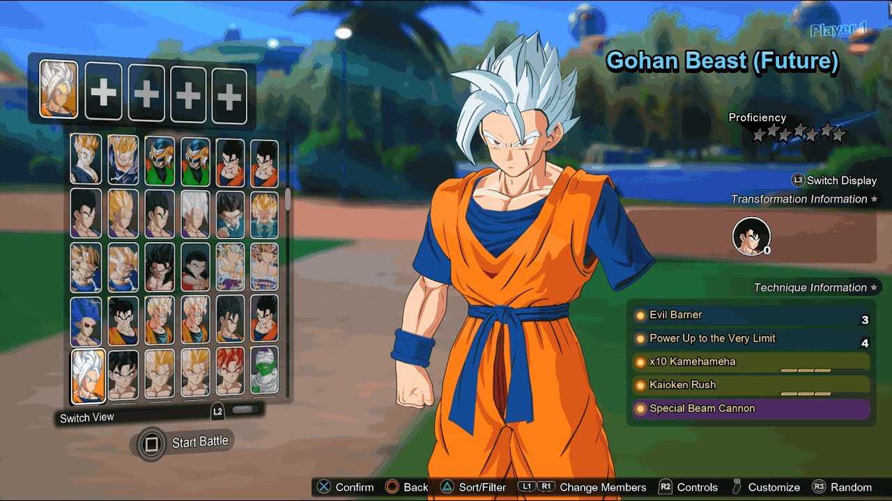 Dragon Ball Sparking Zero - Gohan Beast (Future) VS Trunks Definitive