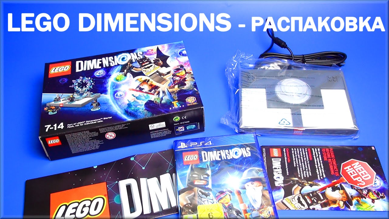 LEGO Dimensions на русском 71171 распаковка   Lego Dimensions starter pack unboxing! Review