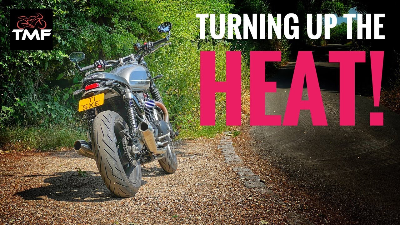 Speed Twin - Riding in Hot Weather - VLOG 4K