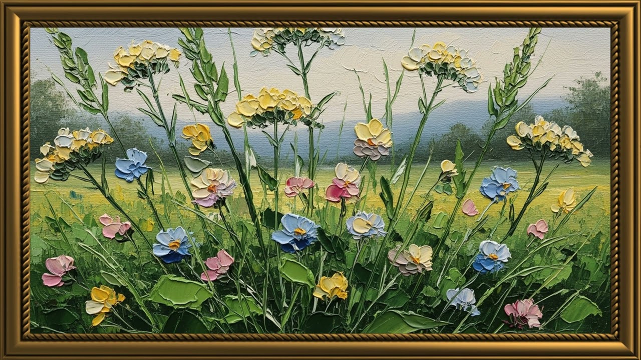 12 Hours of Classical Flower Art 🌿 Turn Your TV Into a Peaceful Gallery | 4K Ambient Display
