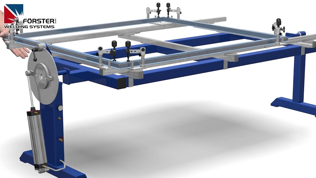 frame welding fixture - (weld jig / welding table) - 4300 (english)