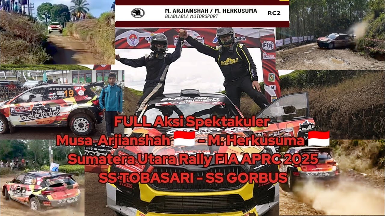 Sumatera Utara Rally 2025 FIA APRC Full Video Musa Arjianshah SS TOBASARI - SS Gorbus